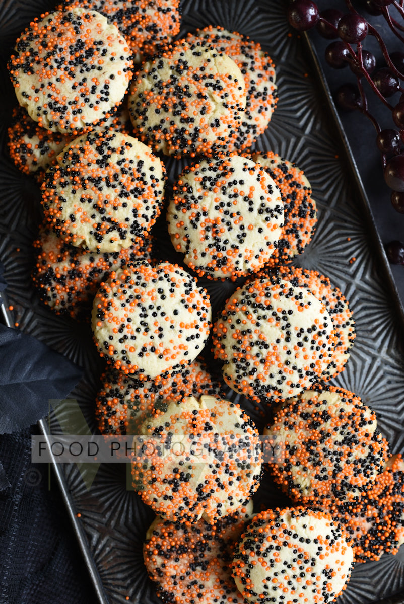 Halloween Sprinkle Cookies