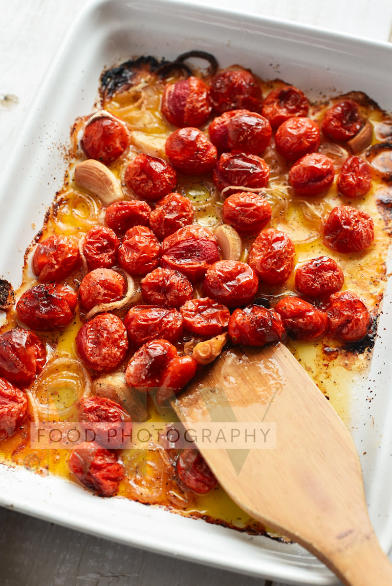Sweet & Savory Oven Roasted Tomatoes