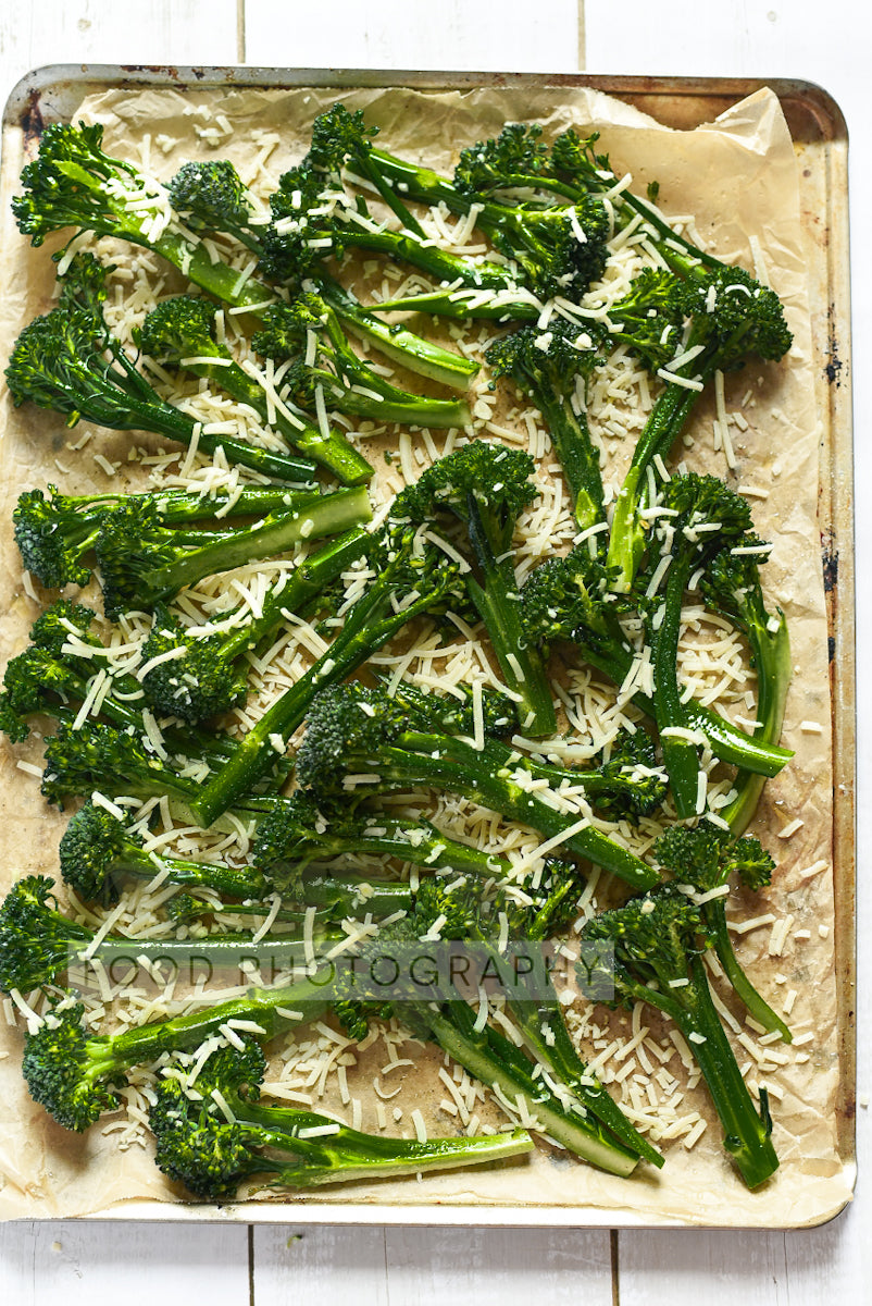 Garlic Parmesan Roasted Broccolini