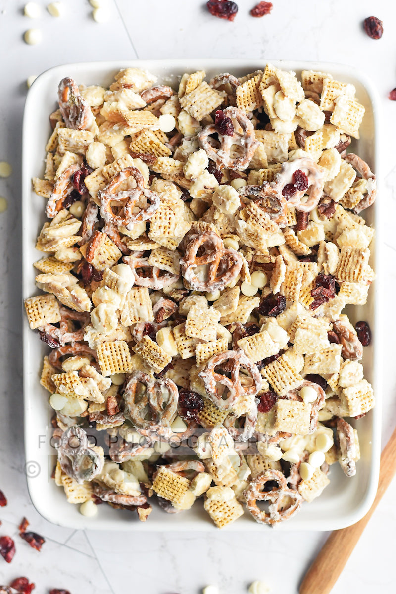 White Chocolate Cranberry Snack Mix