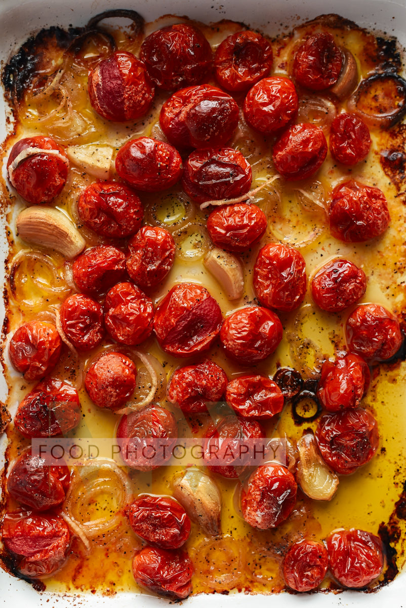 Sweet & Savory Oven Roasted Tomatoes