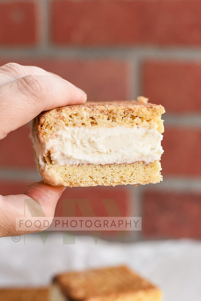 Snickerdoodle Ice Cream Sandwiches