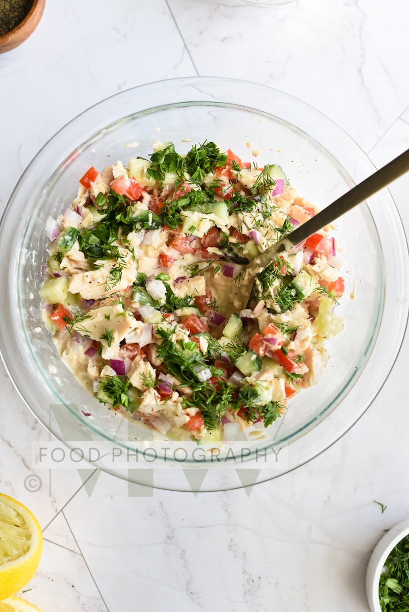 Mediterranean Chopped Tuna Salad