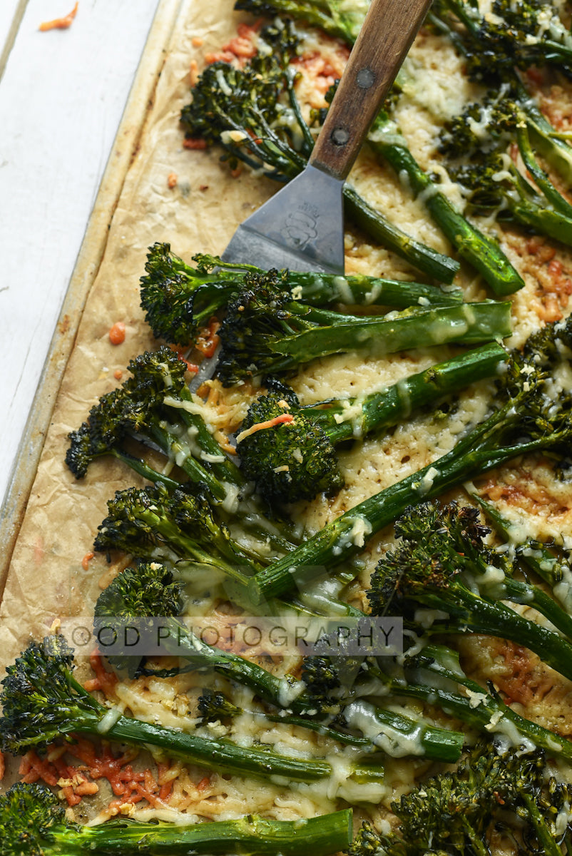 Garlic Parmesan Roasted Broccolini