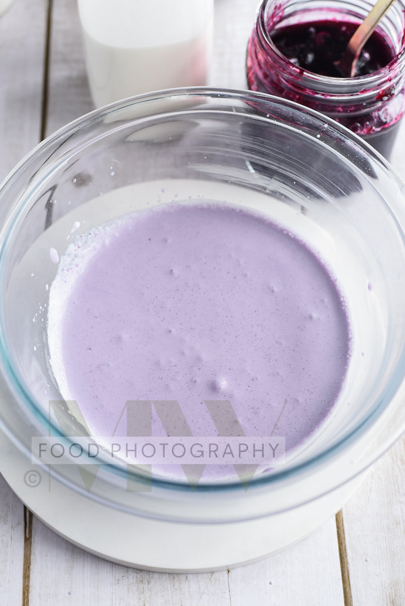 Blueberry Cold Foam Iced Latte