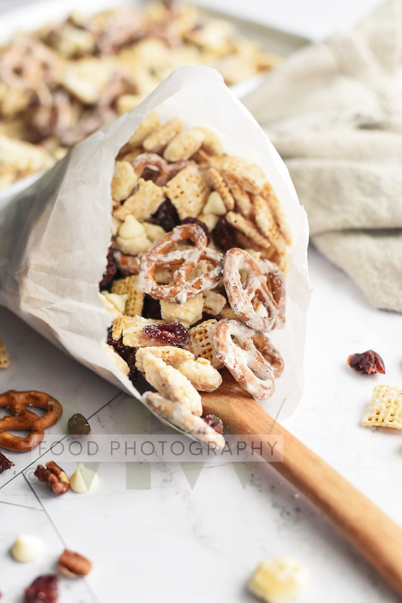 White Chocolate Cranberry Snack Mix