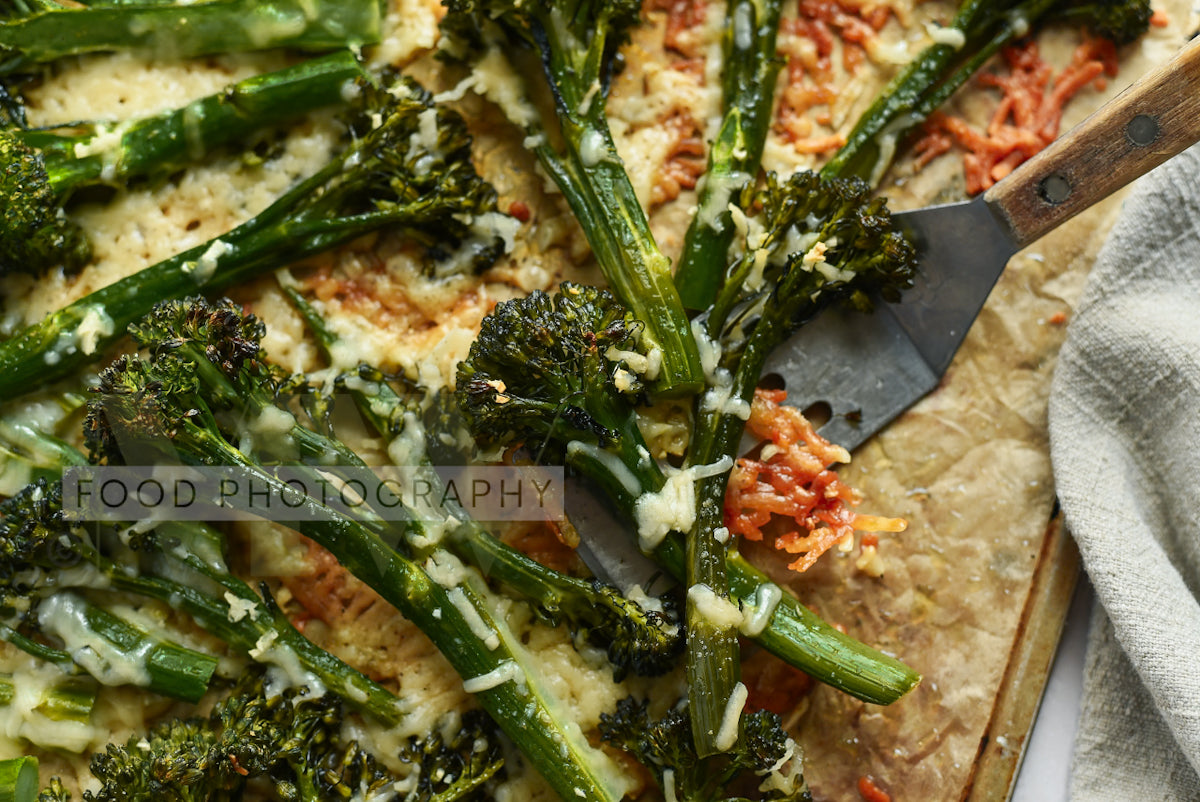 Garlic Parmesan Roasted Broccolini