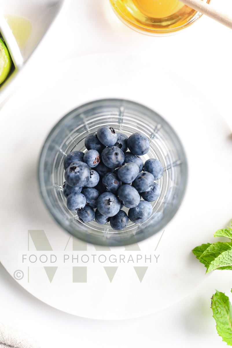 Blueberry Mojito Mocktail