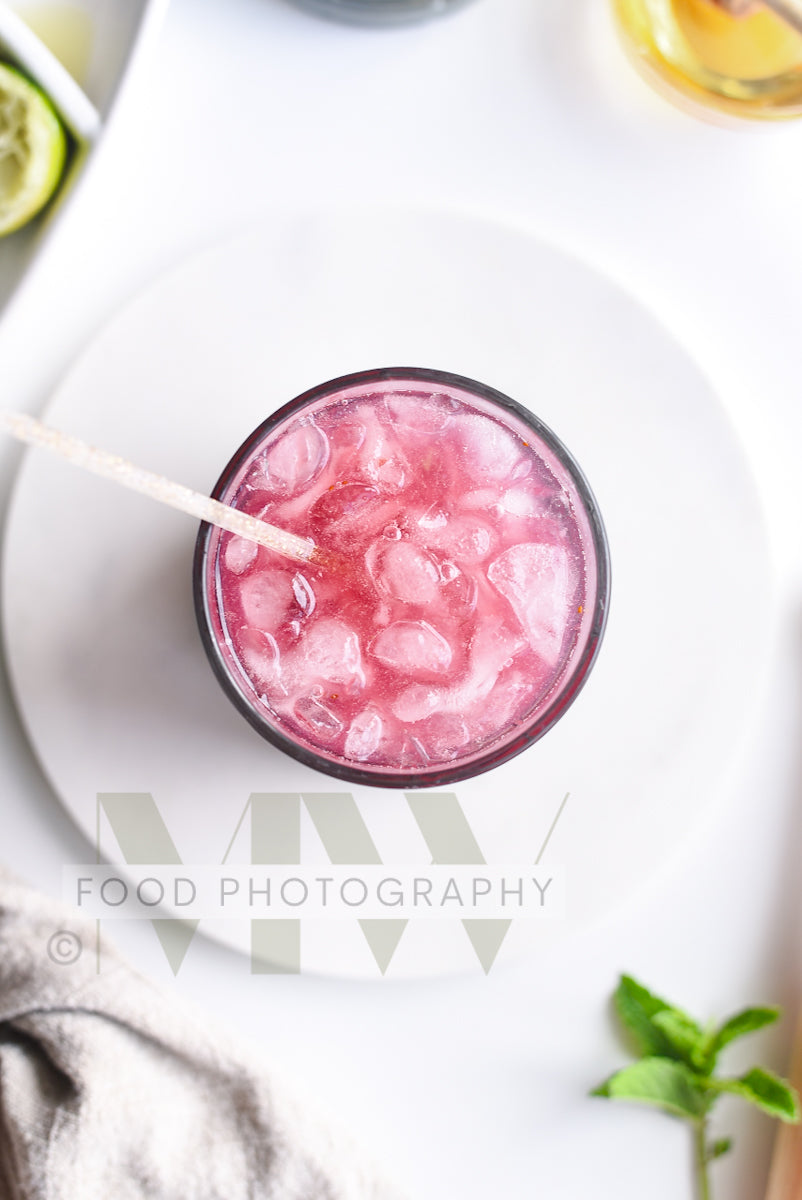 Blueberry Mojito Mocktail