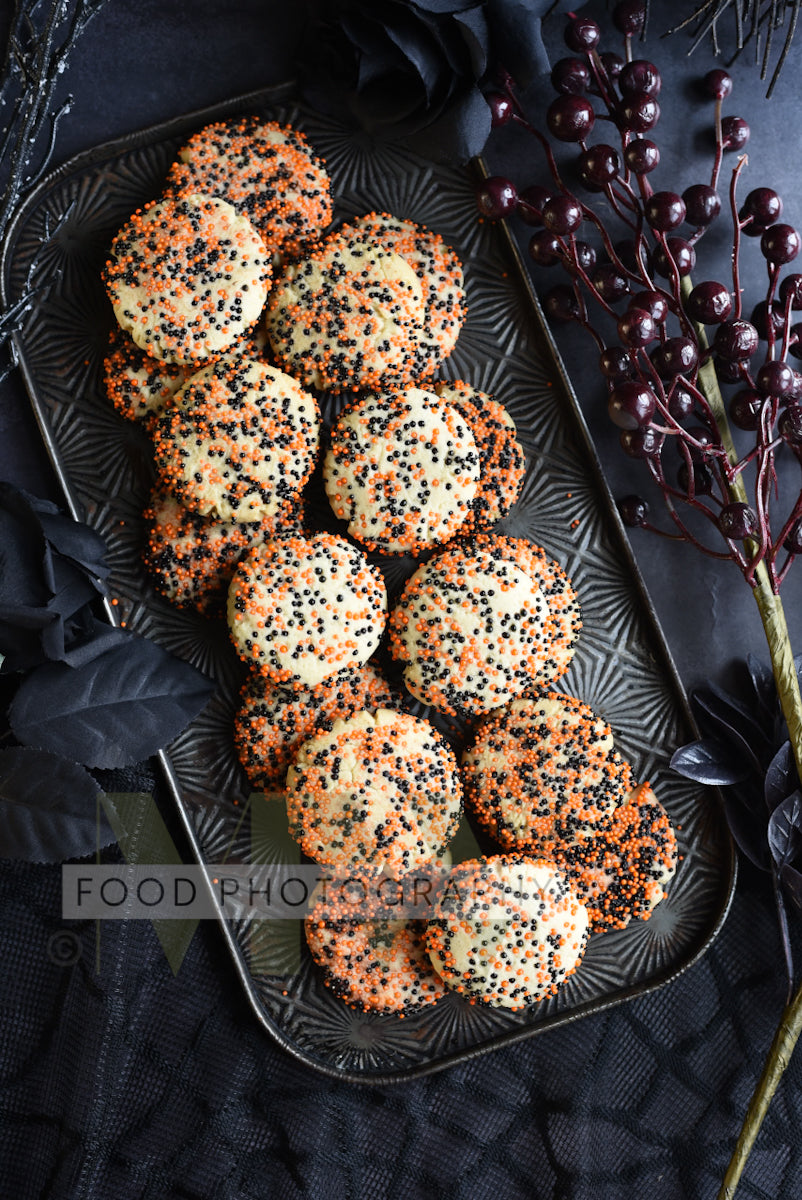 Halloween Sprinkle Cookies