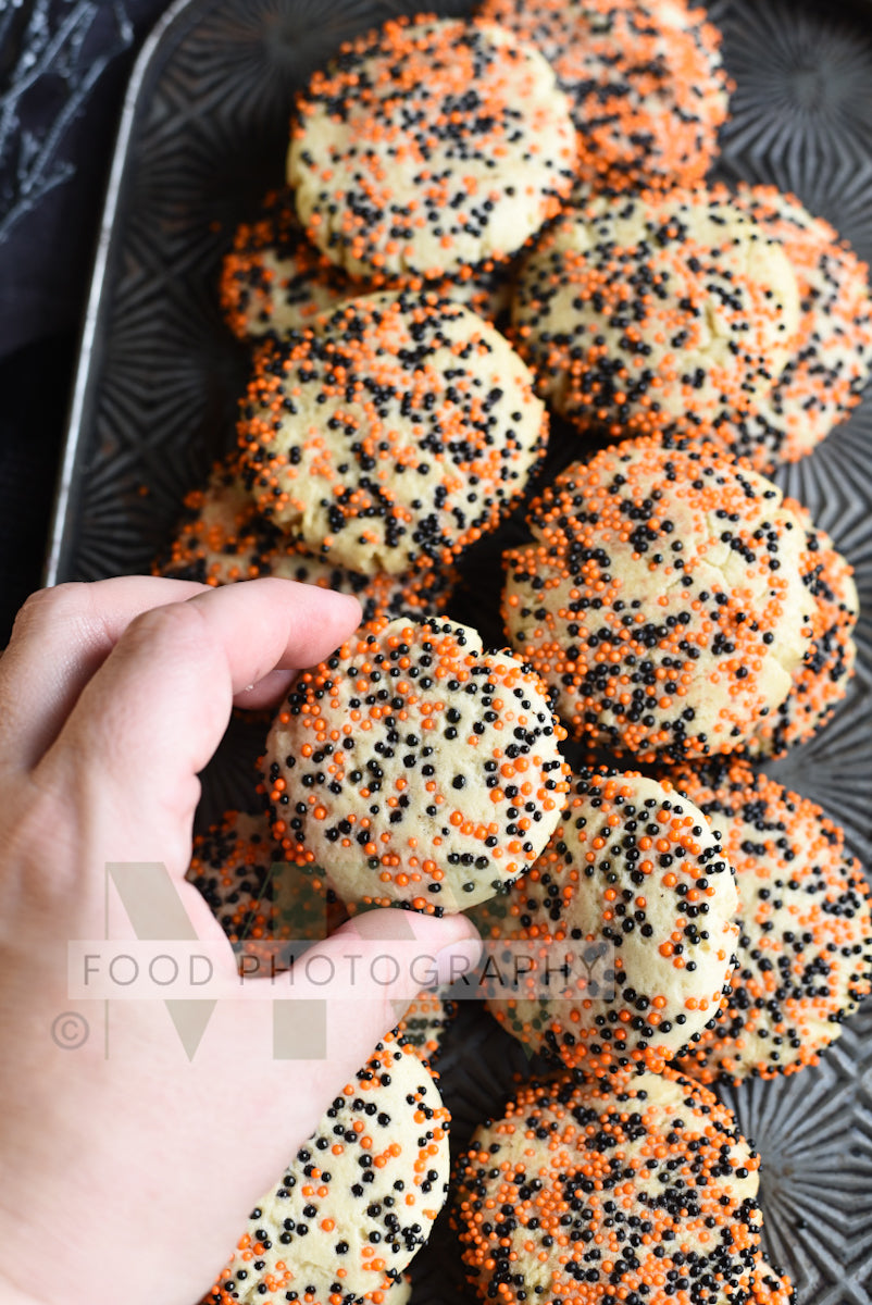 Halloween Sprinkle Cookies