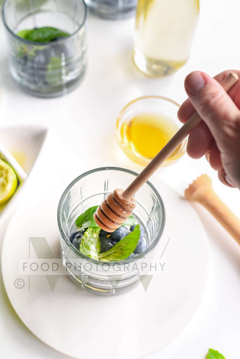 Blueberry Mojito Mocktail