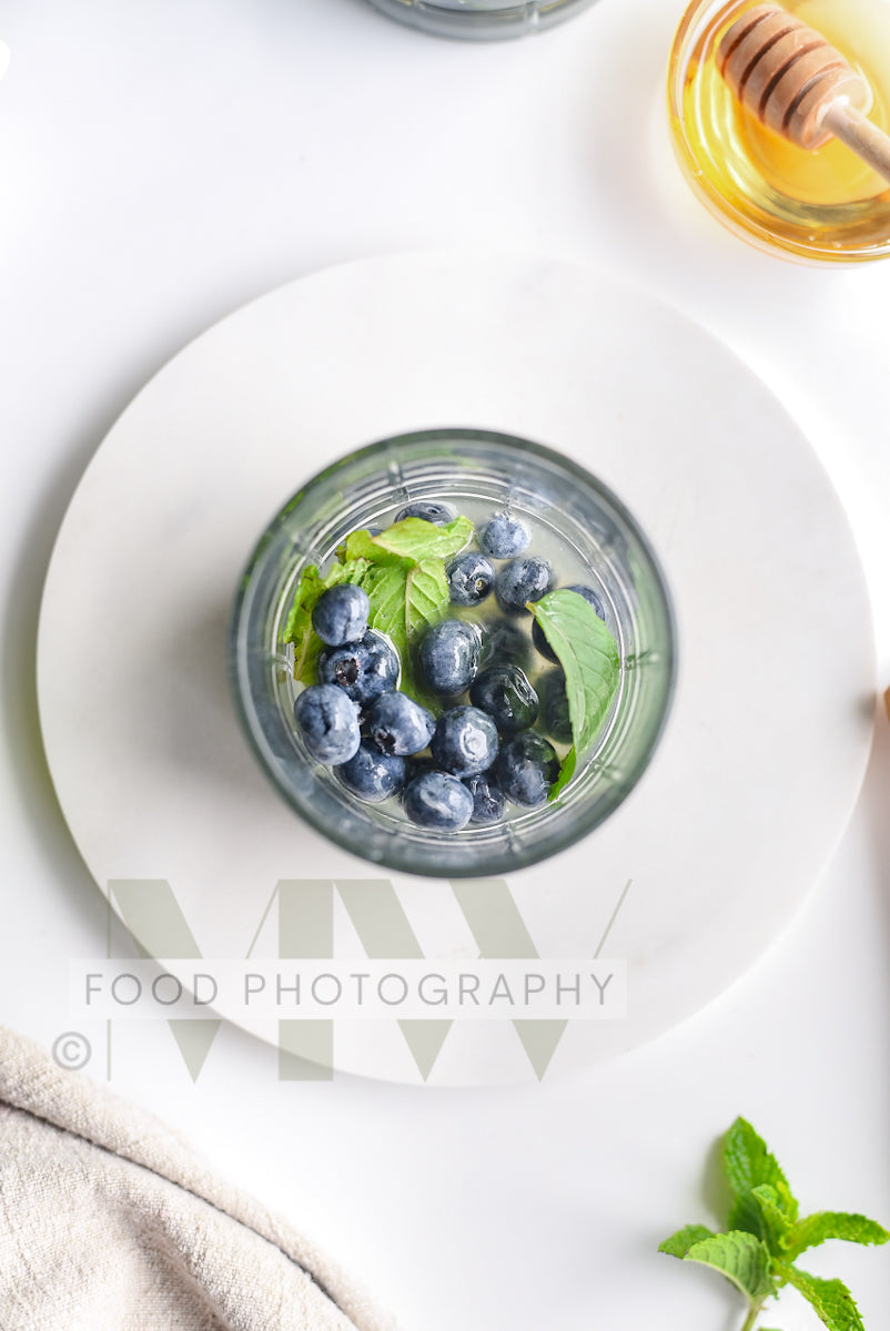 Blueberry Mojito Mocktail