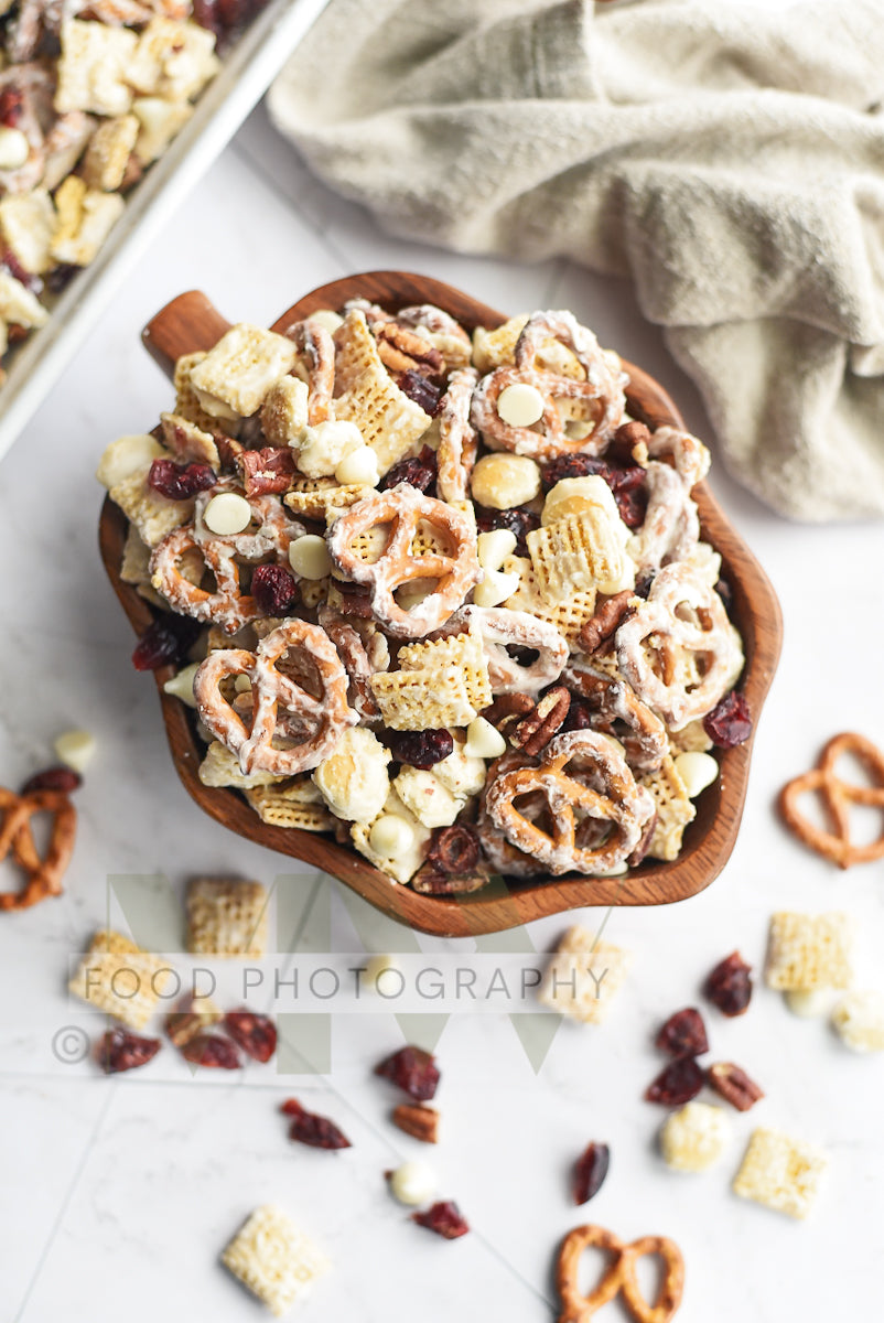 White Chocolate Cranberry Snack Mix