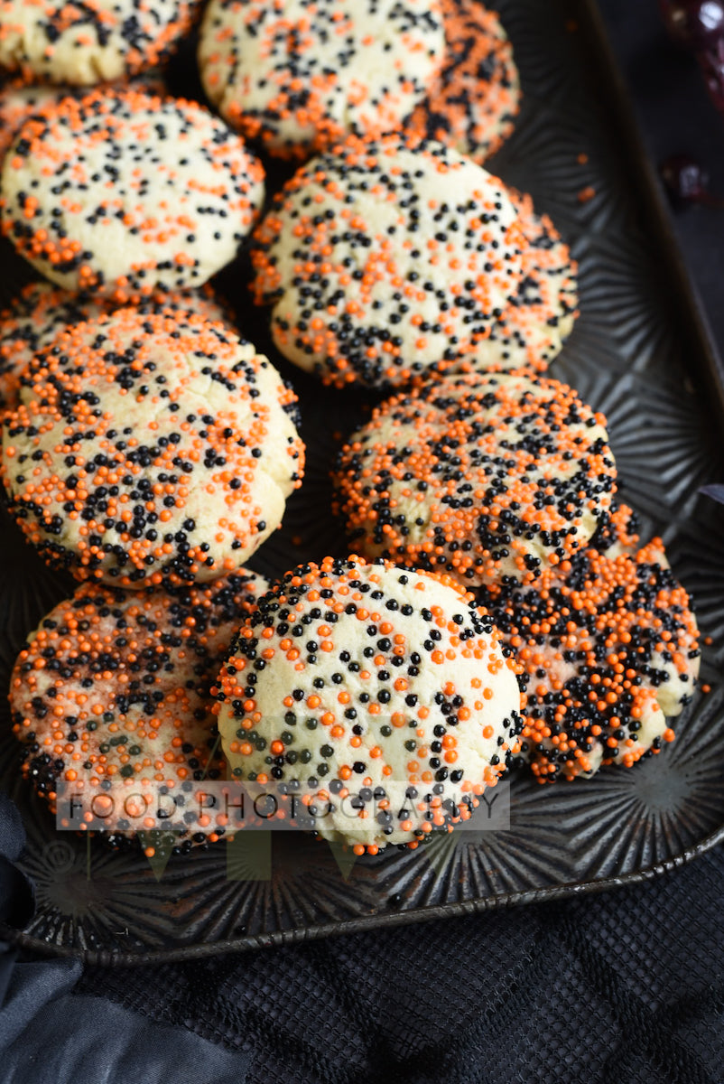 Halloween Sprinkle Cookies