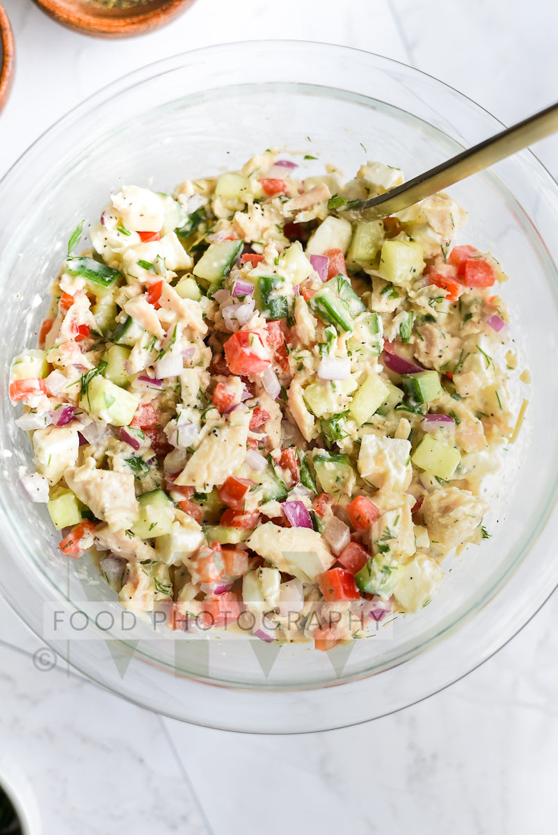 Mediterranean Chopped Tuna Salad