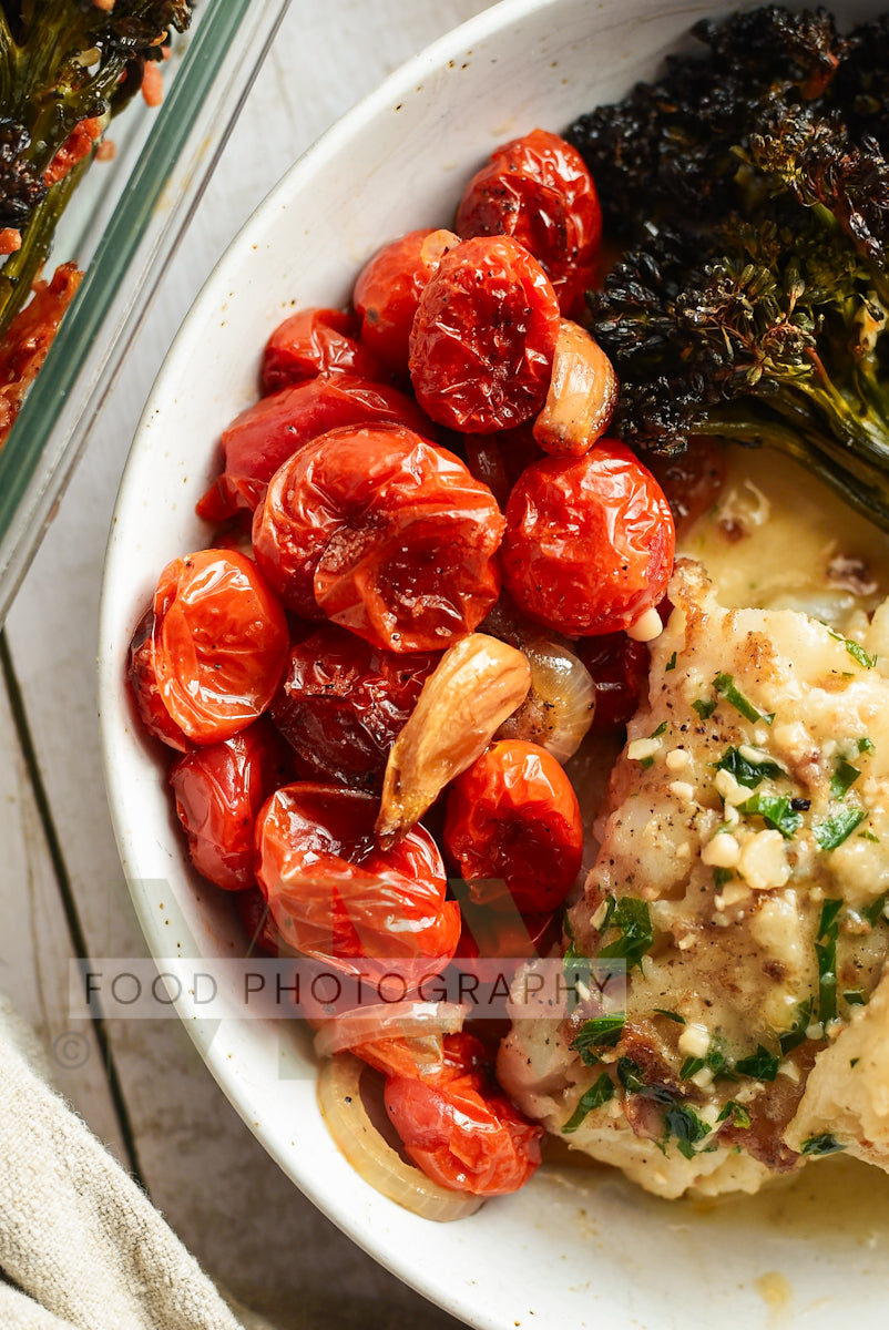 Sweet & Savory Oven Roasted Tomatoes