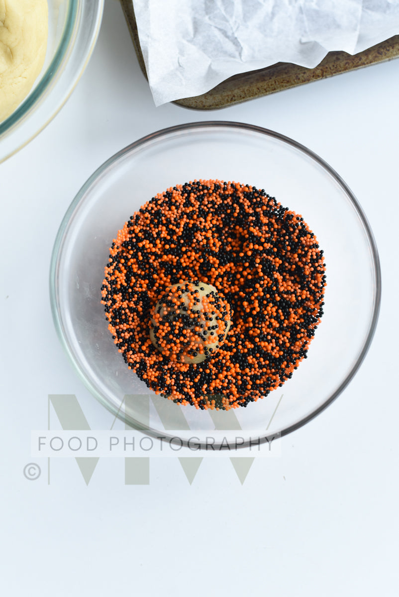 Halloween Sprinkle Cookies
