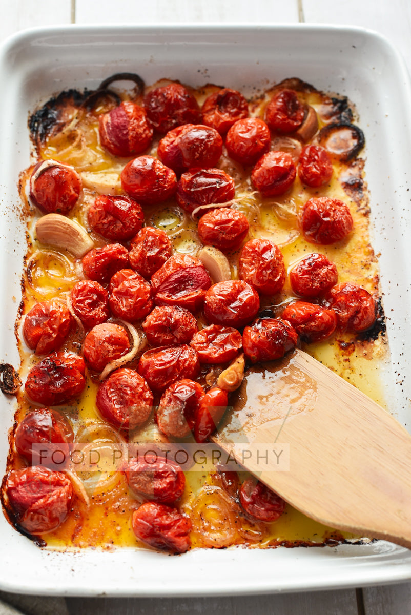 Sweet & Savory Oven Roasted Tomatoes