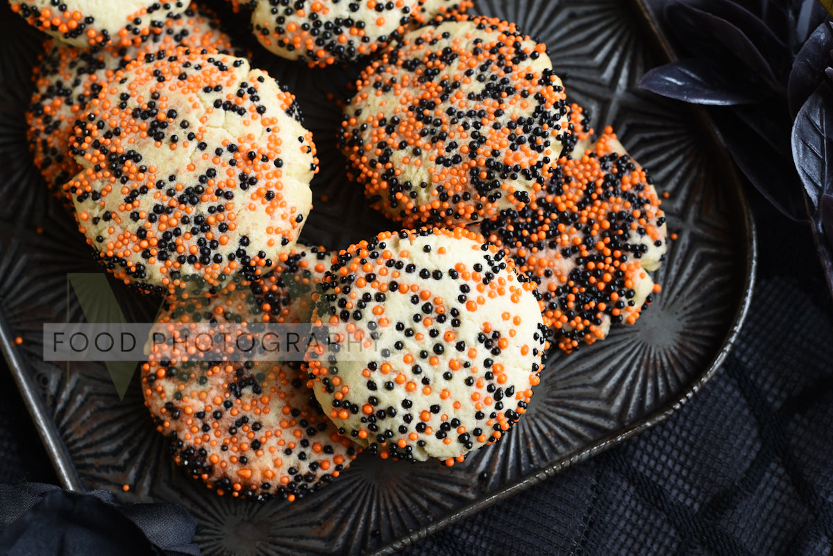 Halloween Sprinkle Cookies