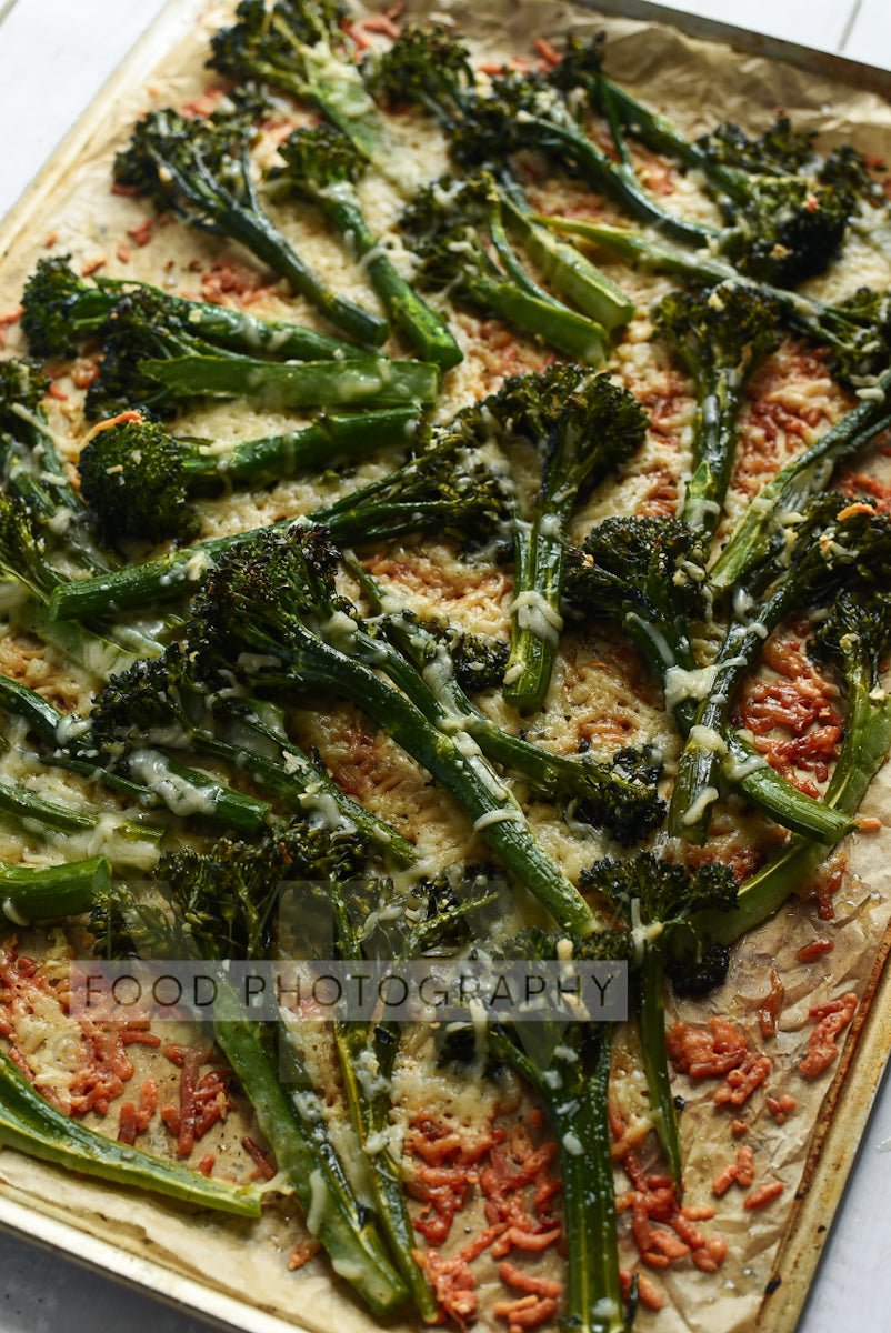 Garlic Parmesan Roasted Broccolini