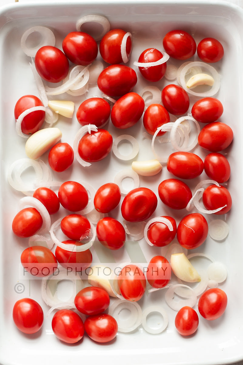 Sweet & Savory Oven Roasted Tomatoes