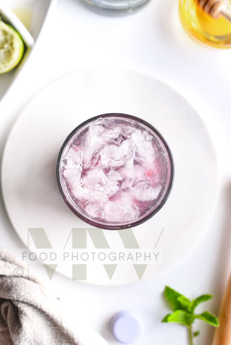 Blueberry Mojito Mocktail