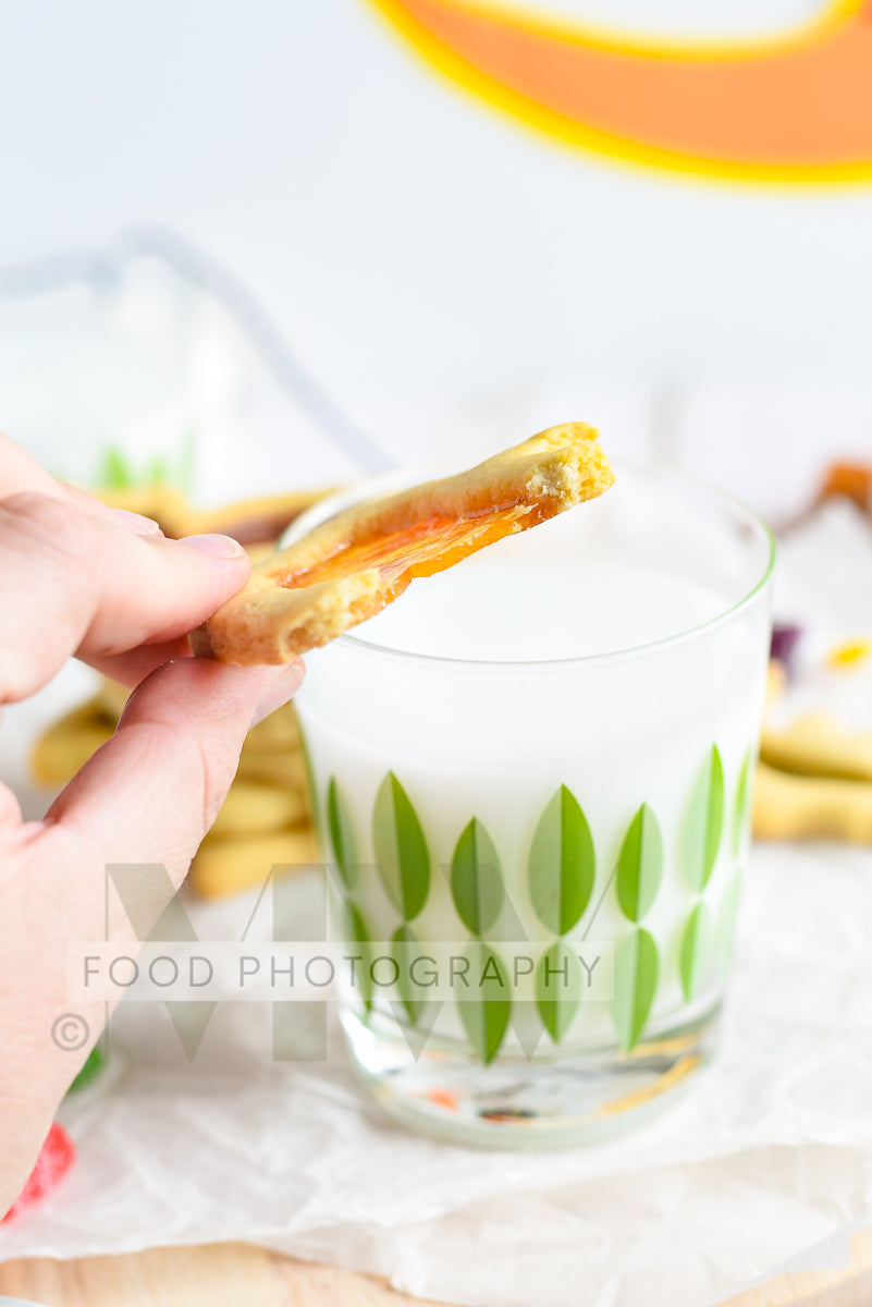 Halloween Stained Glass Cookies