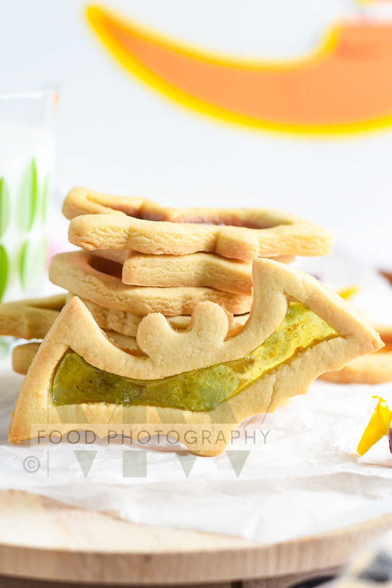 Halloween Stained Glass Cookies